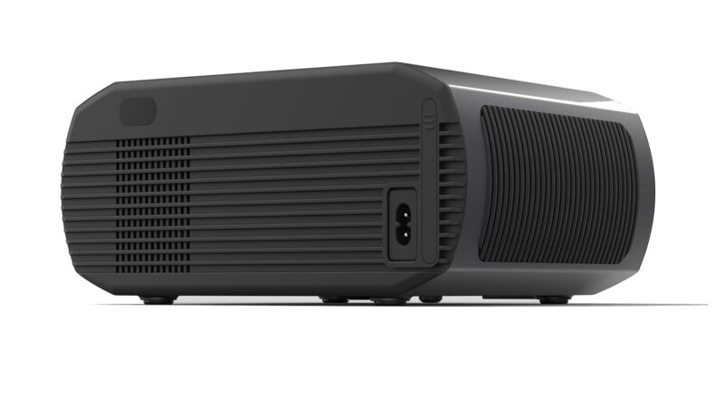 PLAY MK PRO 16000 Lumens Full HD Projector with Auto Focus, 360° Screen Rotation, 500 ANSI Lumens, Electronic Zoom, Dual HDMI & USB, 3D Ready LCD Chipset (Black/Grey) - Image 2