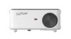 PLAY MP4 Android 9.0 Smart Projector for Home  7200 Lumens, Wi-Fi 5G, Bluetooth 5.0, Full HD 1080P, HDMI/USB/AV Support